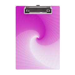 Abstract Spiral Pattern Background A5 Acrylic Clipboard by Sarkoni