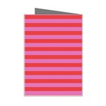 Stripes Striped Design Pattern Mini Greeting Card Right