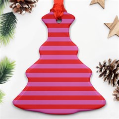 Stripes Striped Design Pattern Ornament (christmas Tree)  by Grandong