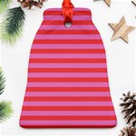 Stripes Striped Design Pattern Ornament (Bell) Front