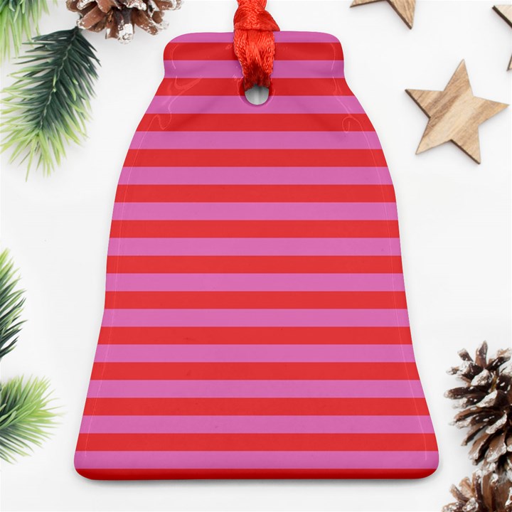 Stripes Striped Design Pattern Ornament (Bell)