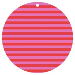 Stripes Striped Design Pattern Uv Print Acrylic Ornament Round by Grandong