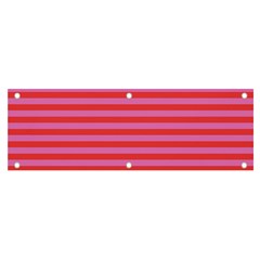 Stripes Striped Design Pattern Banner And Sign 6  X 2  by Grandong