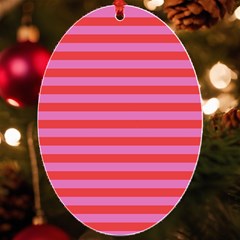 Stripes Striped Design Pattern Uv Print Acrylic Ornament Oval by Grandong