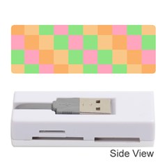 Checkerboard Pastel Squares Memory Card Reader (stick) by Grandong