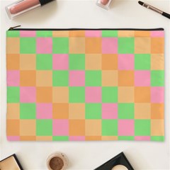 Checkerboard Pastel Squares Cosmetic Bag (xxxl) by Grandong