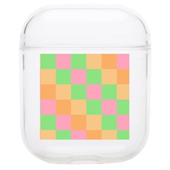 Checkerboard Pastel Squares Soft Tpu Airpods 1/2 Case