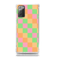 Checkerboard Pastel Squares Samsung Galaxy Note 20 Tpu Uv Case by Grandong