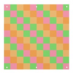 Checkerboard Pastel Squares Banner And Sign 4  X 4  by Grandong