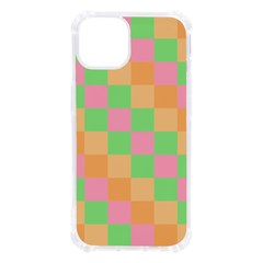 Checkerboard Pastel Squares Iphone 13 Tpu Uv Print Case