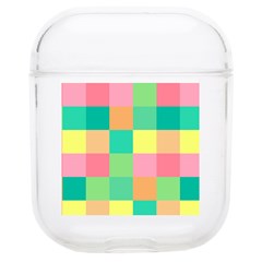 Checkerboard Pastel Square Soft Tpu Airpods 1/2 Case by Grandong