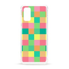 Checkerboard Pastel Square Samsung Galaxy S20 6 2 Inch Tpu Uv Case by Grandong