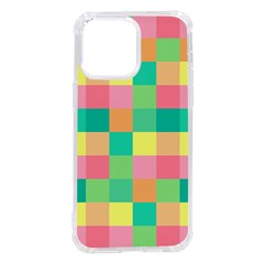 Checkerboard Pastel Square Iphone 14 Pro Max Tpu Uv Print Case