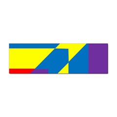 Colorful Red Yellow Blue Purple Sticker (bumper) by Grandong