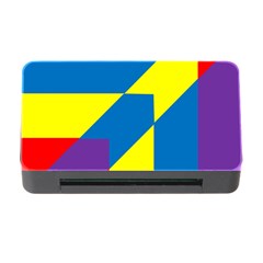 Colorful Red Yellow Blue Purple Memory Card Reader With Cf by Grandong