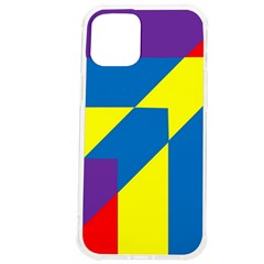 Colorful Red Yellow Blue Purple Iphone 12 Pro Max Tpu Uv Print Case by Grandong