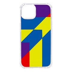 Colorful Red Yellow Blue Purple Iphone 14 Tpu Uv Print Case by Grandong