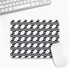 Pattern Monochrome Repeat Small Mousepad by Apen