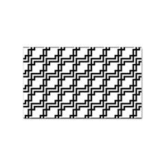 Pattern Monochrome Repeat Sticker Rectangular (10 Pack) by Apen