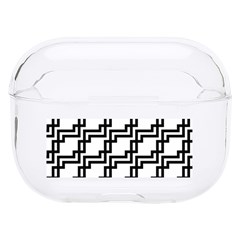 Pattern Monochrome Repeat Hard Pc Airpods Pro Case by Apen