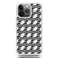 Pattern Monochrome Repeat Iphone 13 Pro Tpu Uv Print Case by Apen