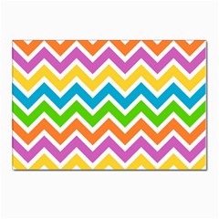 Chevron Pattern Design Texture Postcard 4 x 6  (pkg Of 10) by Apen