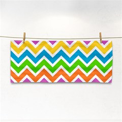 Chevron Pattern Design Texture Hand Towel by Apen