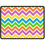 Chevron Pattern Design Texture Fleece Blanket (Large) 80 x60  Blanket Front