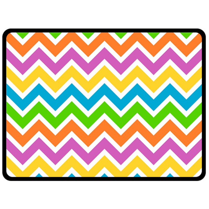 Chevron Pattern Design Texture Fleece Blanket (Large)