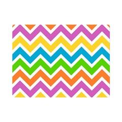 Chevron Pattern Design Texture Premium Plush Fleece Blanket (mini) by Apen