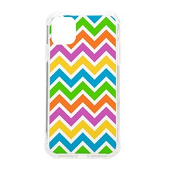 Chevron Pattern Design Texture Iphone 11 Tpu Uv Print Case by Apen