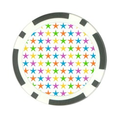 Star Pattern Design Decoration Poker Chip Card Guard (10 pack)