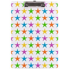 Star Pattern Design Decoration A4 Acrylic Clipboard