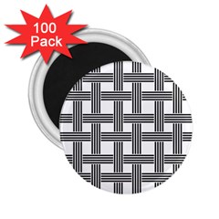 Seamless Stripe Pattern Lines 2.25  Magnets (100 pack) 