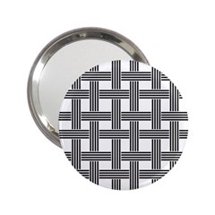 Seamless Stripe Pattern Lines 2.25  Handbag Mirrors