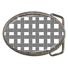 Seamless Stripe Pattern Lines Belt Buckles