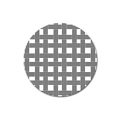 Seamless Stripe Pattern Lines Magnet 3  (Round)