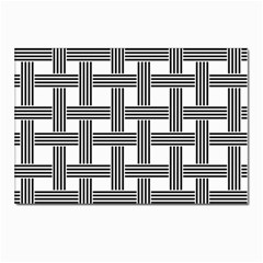 Seamless Stripe Pattern Lines Postcards 5  X 7  (pkg Of 10) by Apen