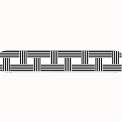 Seamless Stripe Pattern Lines Small Bar Mat