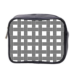 Seamless Stripe Pattern Lines Mini Toiletries Bag (Two Sides)