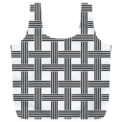 Seamless Stripe Pattern Lines Full Print Recycle Bag (XL)