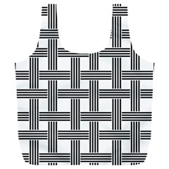 Seamless Stripe Pattern Lines Full Print Recycle Bag (XXL)