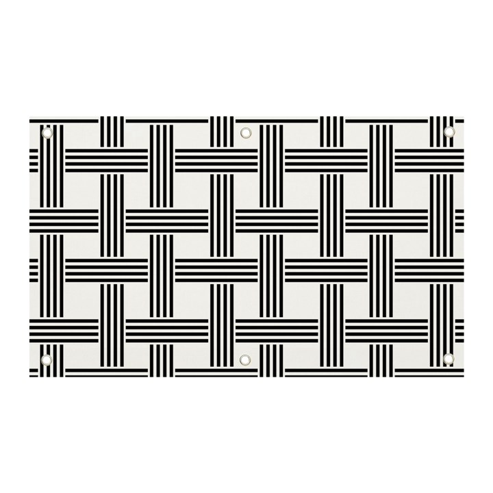 Seamless Stripe Pattern Lines Banner and Sign 5  x 3 