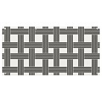 Seamless Stripe Pattern Lines Banner and Sign 8  x 4  Front