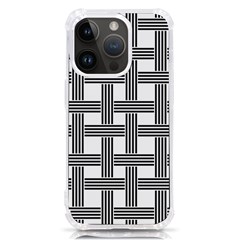 Seamless Stripe Pattern Lines iPhone 14 Pro TPU UV Print Case