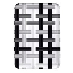 Seamless Stripe Pattern Lines Rectangular Glass Fridge Magnet (4 Pack)