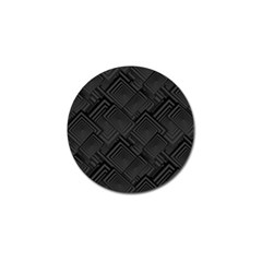 Diagonal Square Black Background Golf Ball Marker (4 Pack)