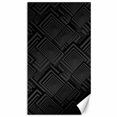 Diagonal Square Black Background Canvas 40  X 72 