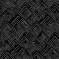 Diagonal Square Black Background Play Mat (square)