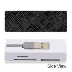 Diagonal Square Black Background Memory Card Reader (stick)